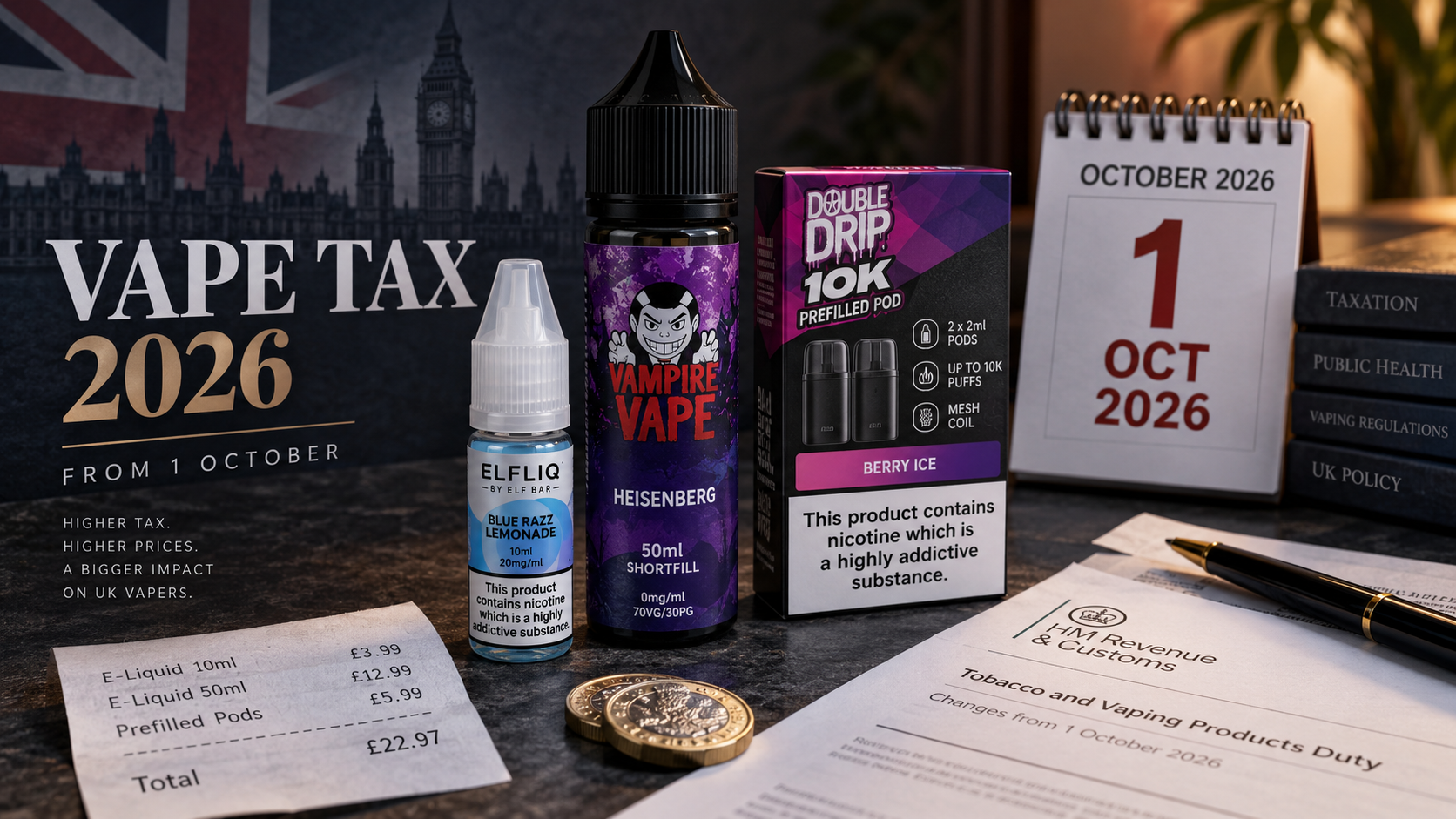 What the Vape Tax Means for UK Vapers?